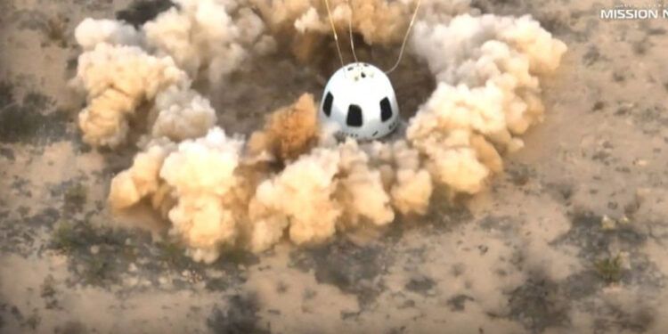 Katy Perry y otras cinco mujeres viajan al espacio con Blue Origin