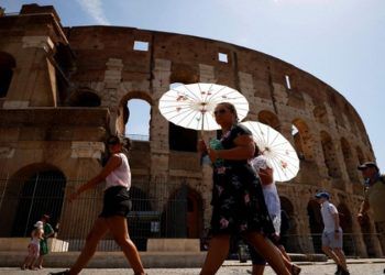 La temperatura sube a 50 grados en el Coliseo romano y emiten alerta roja por ola de calor