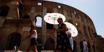 La temperatura sube a 50 grados en el Coliseo romano y emiten alerta roja por ola de calor