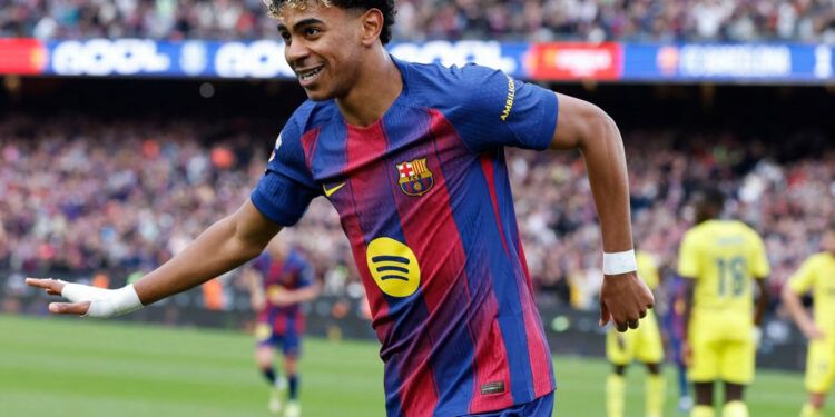 Lamine Yamal logra hat-trick y supera record de Messi