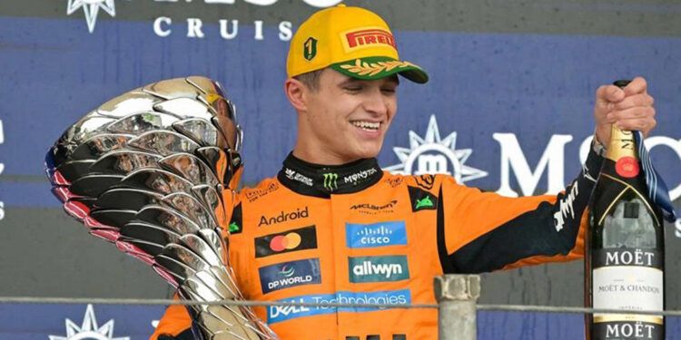 Lando Norris amplía su ventaja al ganar el Gran Premio de Brasil