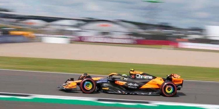 Lando norris domina prácticas del gran premio de reino unido