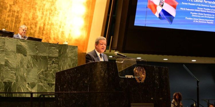 Leonel Fernández interviene en Asamblea de la ONU