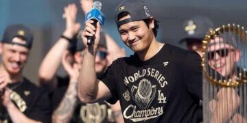 Los Ángeles celebra a los Dodgers por su histórico bicampeonato