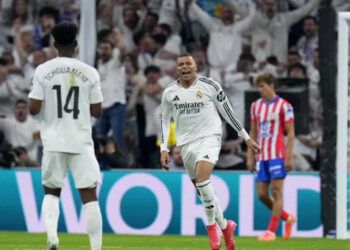 Mbappé anota en el empate 1-1 entre Real Madrid y Atlético