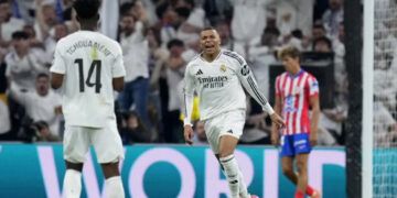 Mbappé anota en el empate 1-1 entre Real Madrid y Atlético
