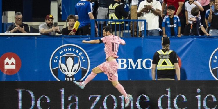Messi brilla con doblete en goleada del Inter Miami