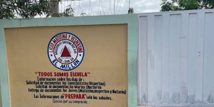 Minerd refuerza seguridad en liceo de El Millón tras incidente