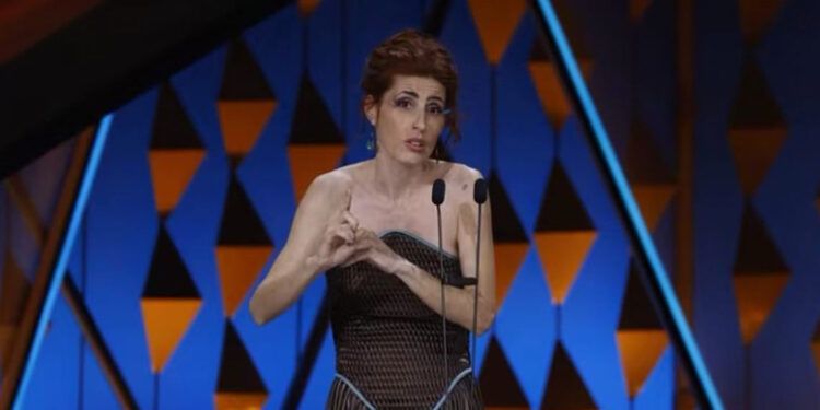 Miriam Garlo, primera actriz sorda en ganar un Goya