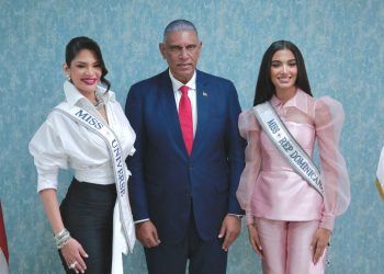 Miss universo y miss rd se unen a programas de seguridad ciudadana