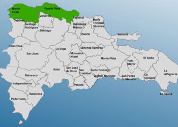 Montecristi y Puerto Plata en alerta verde por vaguada
