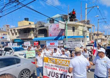 Movimiento Justicia Jet Set marcha en Haina