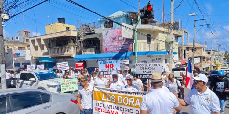 Movimiento Justicia Jet Set marcha en Haina