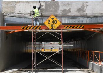 Obras Públicas inicia reconstrucción del puente del km 14 de la Duarte