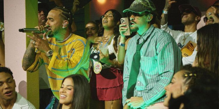 Ozuna y Bad Bunny se unen en Puerto Rico y acaban rumores