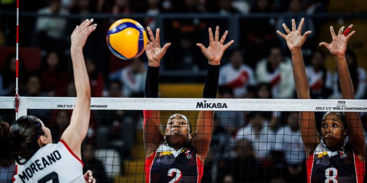 Perú vence a RD 3-1 en el Mundial de Voleibol Femenino U-17