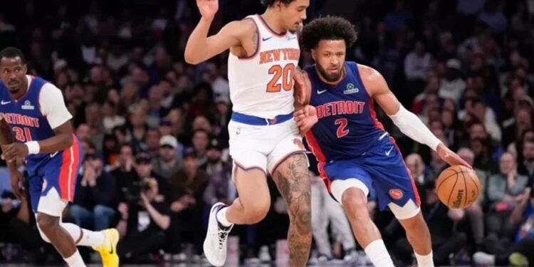 Pistons arrollan a Knicks y siguen líderes en la NBA