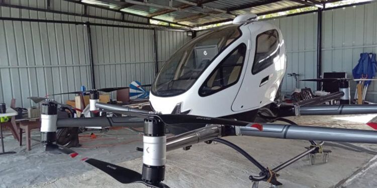 Primer taxi volador sin piloto llega al turismo dominicano