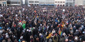 protesto-contra ultraderecha alemana