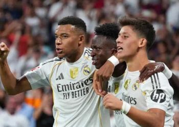 Real Madrid vence al Levante con doblete de Mbappé y gol de Mastantuono
