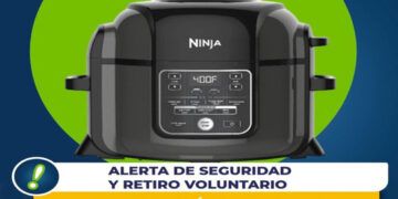 Retiran olla de presión SharkNinja Foodi en RD por riesgo de quemaduras