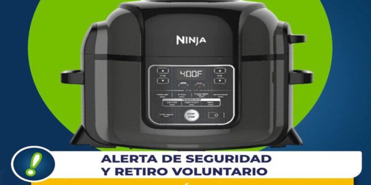 Retiran olla de presión SharkNinja Foodi en RD por riesgo de quemaduras