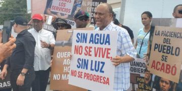 Protestas en Ocoa por apagones y falta de agua