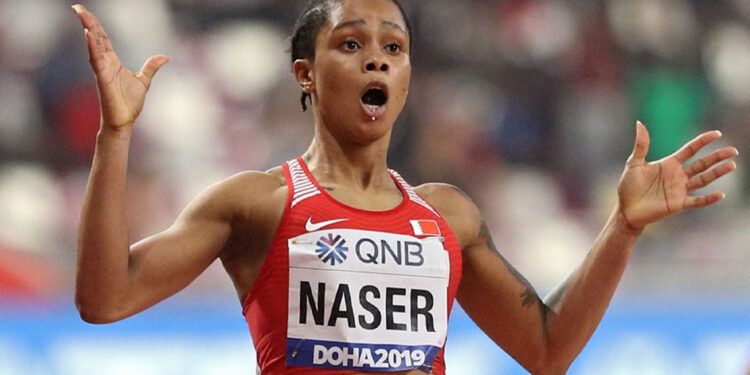 Salwa Eid Naser, medallista de plata en 400m, entrenó en RD durante tres años