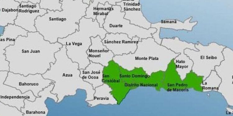 Santo Domingo y DN bajo alerta por vaguada y onda tropical
