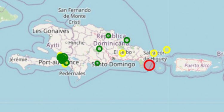 Temblor de magnitud 5.2 sacude madrugada en RD; Puerto Rico reporta 5.7