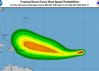 Tormenta Erin podría ser huracán y acercarse a Puerto Rico