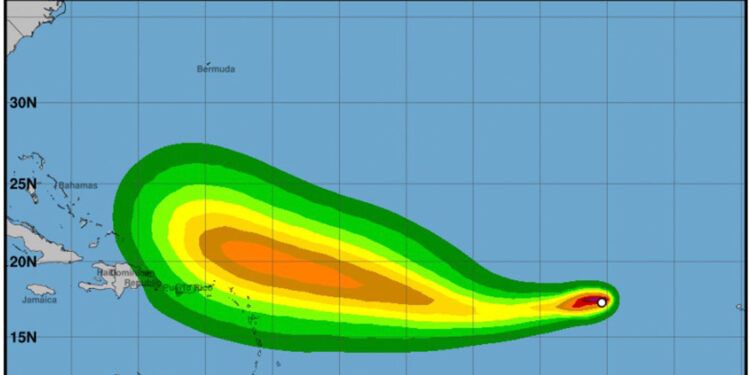 Tormenta Erin podría ser huracán y acercarse a Puerto Rico