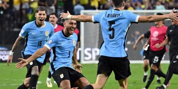 Uruguay vence 4-2 a brasil en penales y avanza a semis