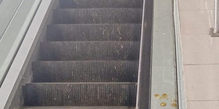 Usuarios del Metro denuncian suciedad y mal olor en estación Gregorio Urbano Gilbert