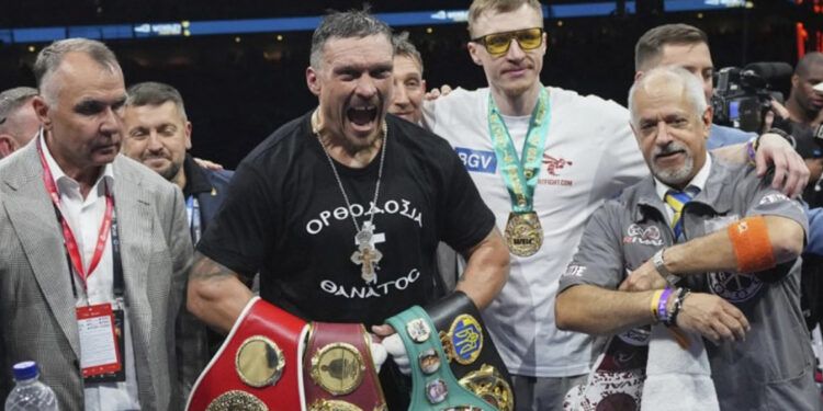 Usyk noquea a Dubois y es campeón indiscutido de pesos pesados