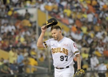 Yunesky Maya se retira como lanzador en Lidom y será coach de Águilas