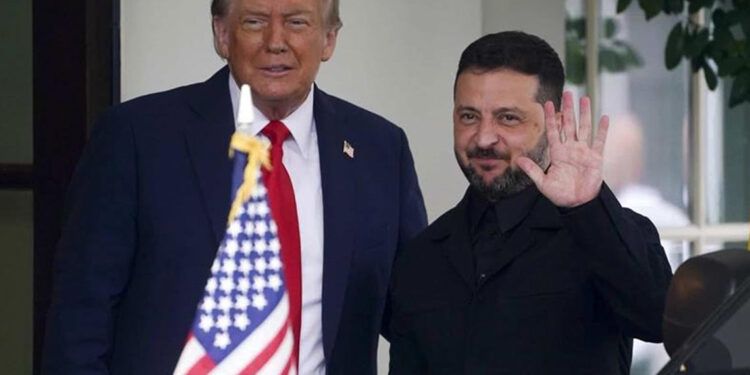 Zelenski busca acuerdo de paz para Ucrania en reunión con Trump